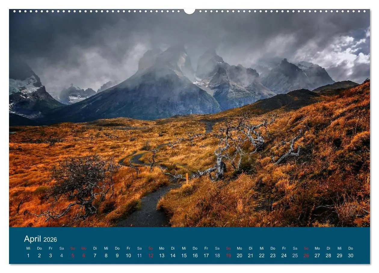 Bild: 9783516057935 | Farbenfrohes Patagonien (Wandkalender 2026 DIN A2 quer), CALVENDO...
