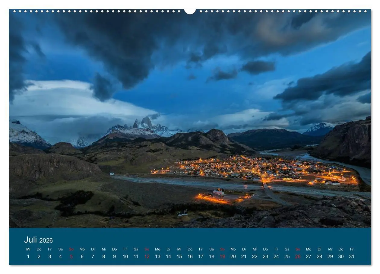Bild: 9783516057935 | Farbenfrohes Patagonien (Wandkalender 2026 DIN A2 quer), CALVENDO...