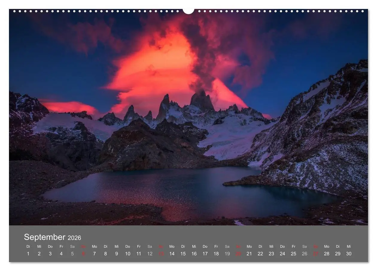 Bild: 9783516057935 | Farbenfrohes Patagonien (Wandkalender 2026 DIN A2 quer), CALVENDO...