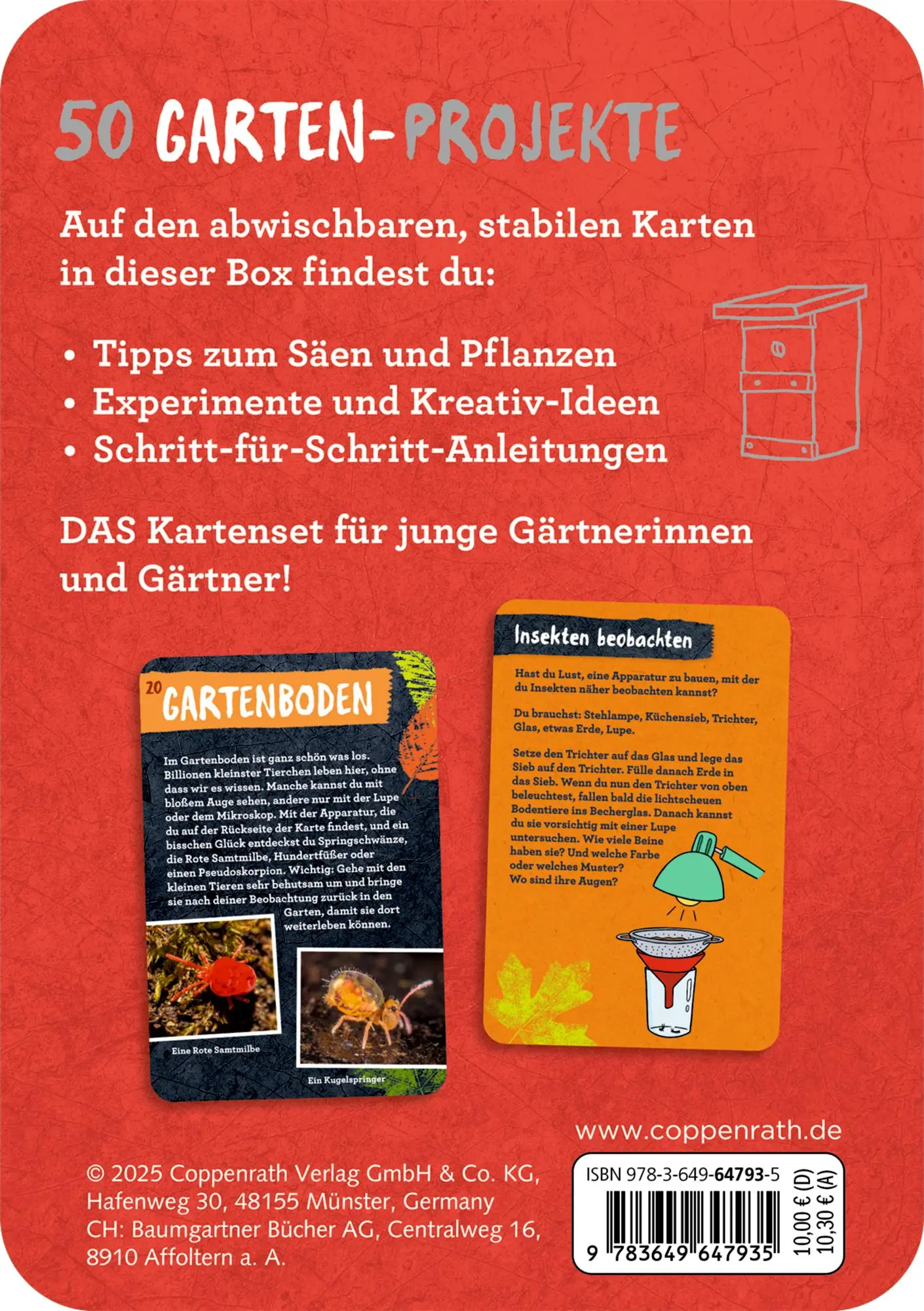 Rückseite: 9783649647935 | 50 Garten-Projekte | Stefanie Zysk | Taschenbuch | Nature Zoom | 2025