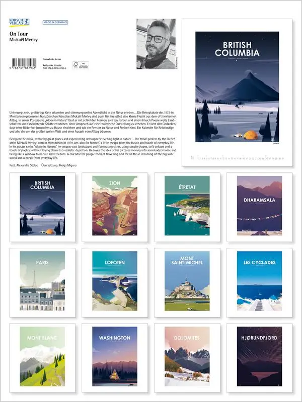 Bild: 9783731887935 | On Tour 2026 | Korsch Verlag | Kalender | 14 S. | Deutsch | 2026