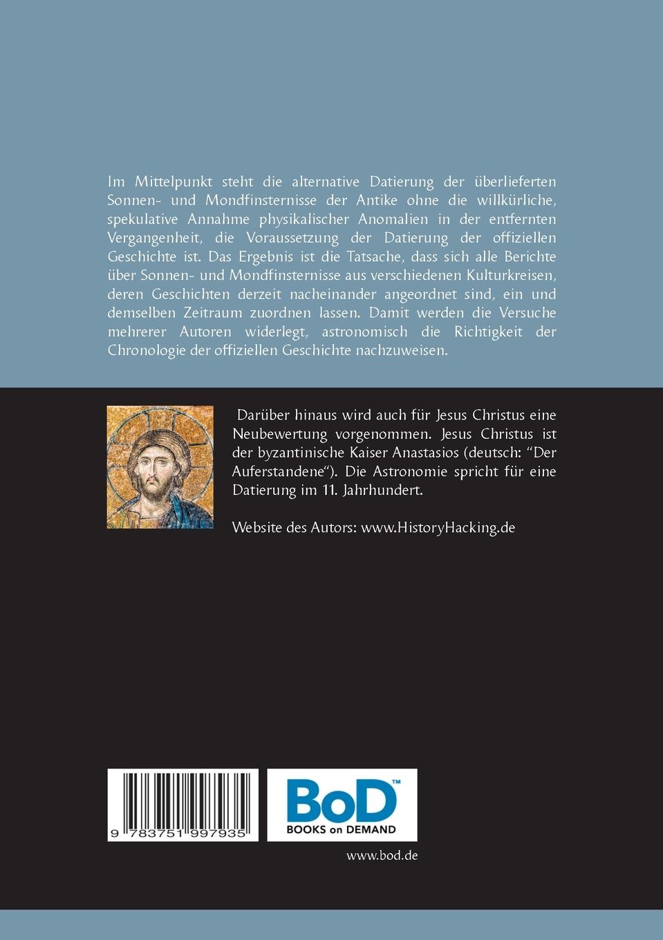 Rückseite: 9783751997935 | Astronomie und Chronologiekritik | Mario Arndt | Taschenbuch | 224 S.
