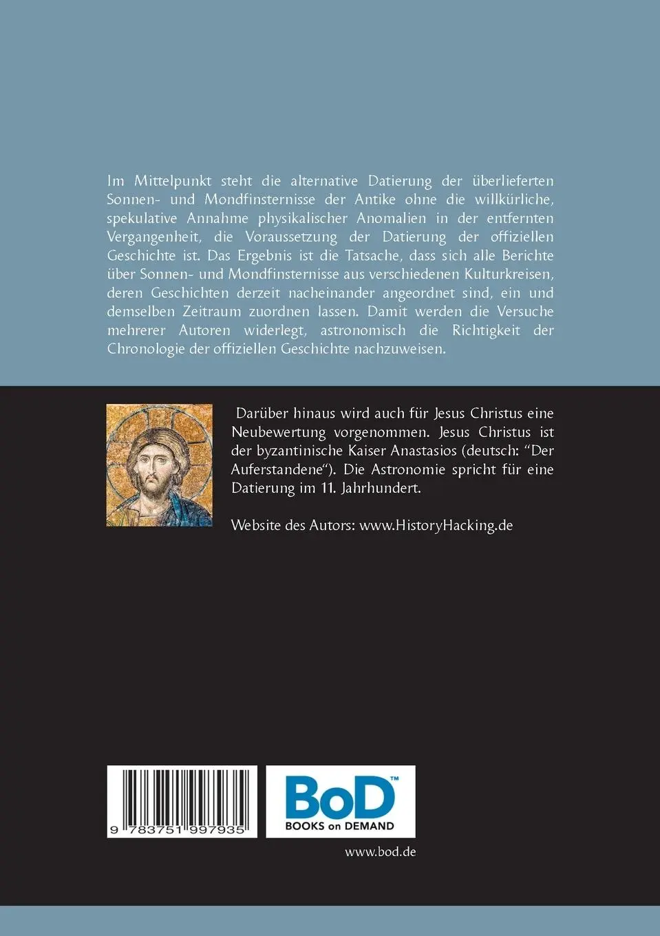 Rückseite: 9783751997935 | Astronomie und Chronologiekritik | Mario Arndt | Taschenbuch | 224 S.