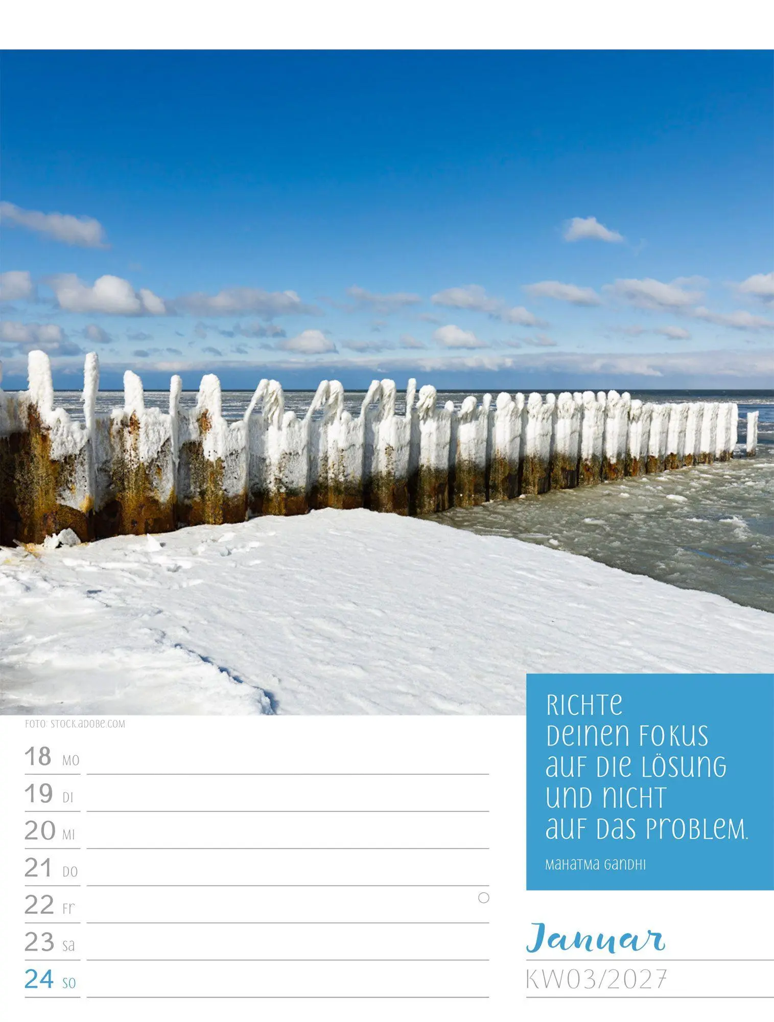 Bild: 9783838427935 | Augenblicke der Achtsamkeit Wochenplaner Kalender 2027 | GmbH | 56 S.