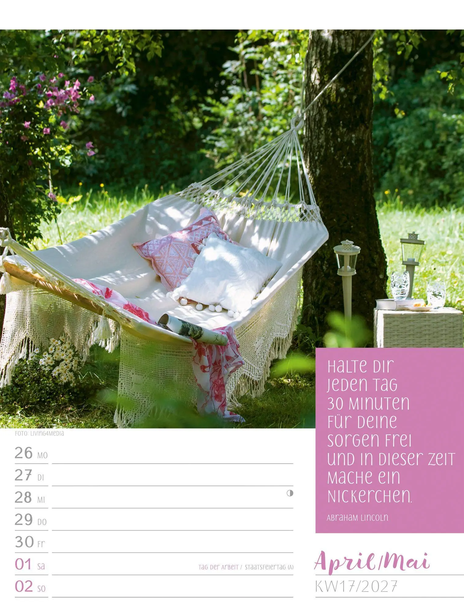 Bild: 9783838427935 | Augenblicke der Achtsamkeit Wochenplaner Kalender 2027 | GmbH | 56 S.