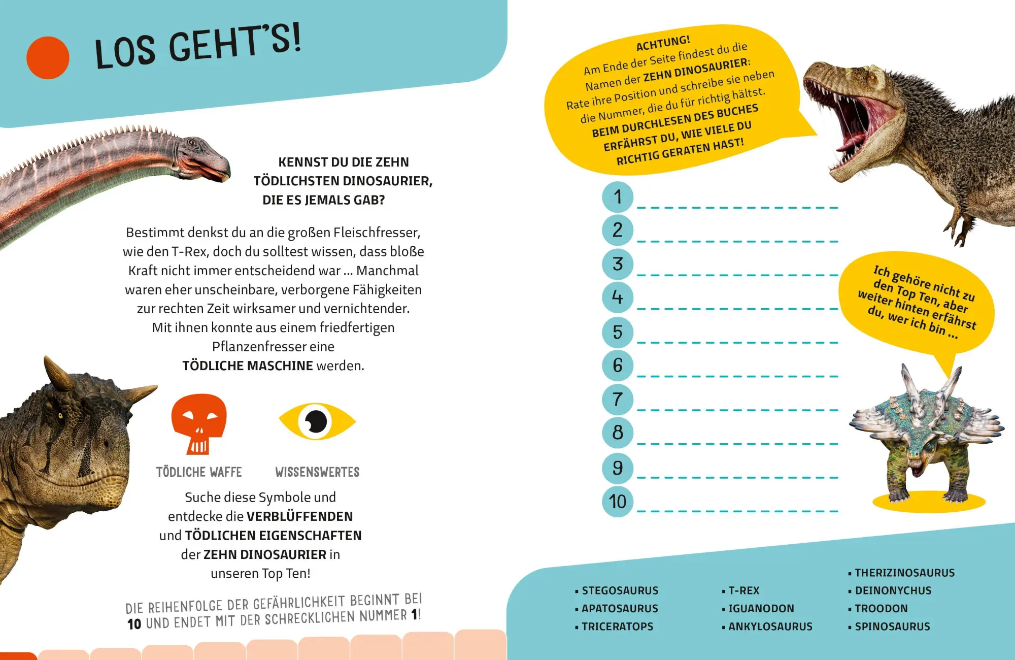 Bild: 9788863127935 | Top Ten die gefährlichsten Dinosaurier | Qontent | Buch | 40 S. | 2026