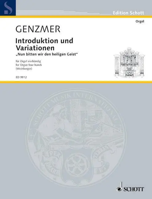 Cover: 9790001137935 | Introduktion und Variationen | Harald Genzmer | Buch | 32 S. | Deutsch