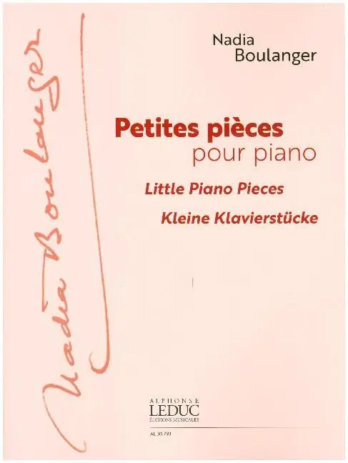 Cover: 9790046307935 | Petites Pièces Pour Piano, Klavier | Nadia Boulanger | Buch | 2018
