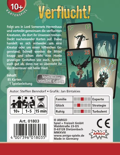 Bild: 4007396018035 | Verflucht! (Kartenspiel) | Steffen Benndorf | Spiel | In Spielebox