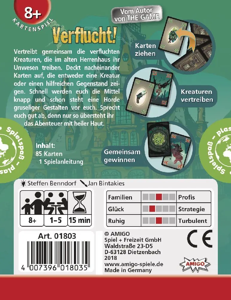 Bild: 4007396018035 | Verflucht! (Kartenspiel) | Steffen Benndorf | Spiel | In Spielebox