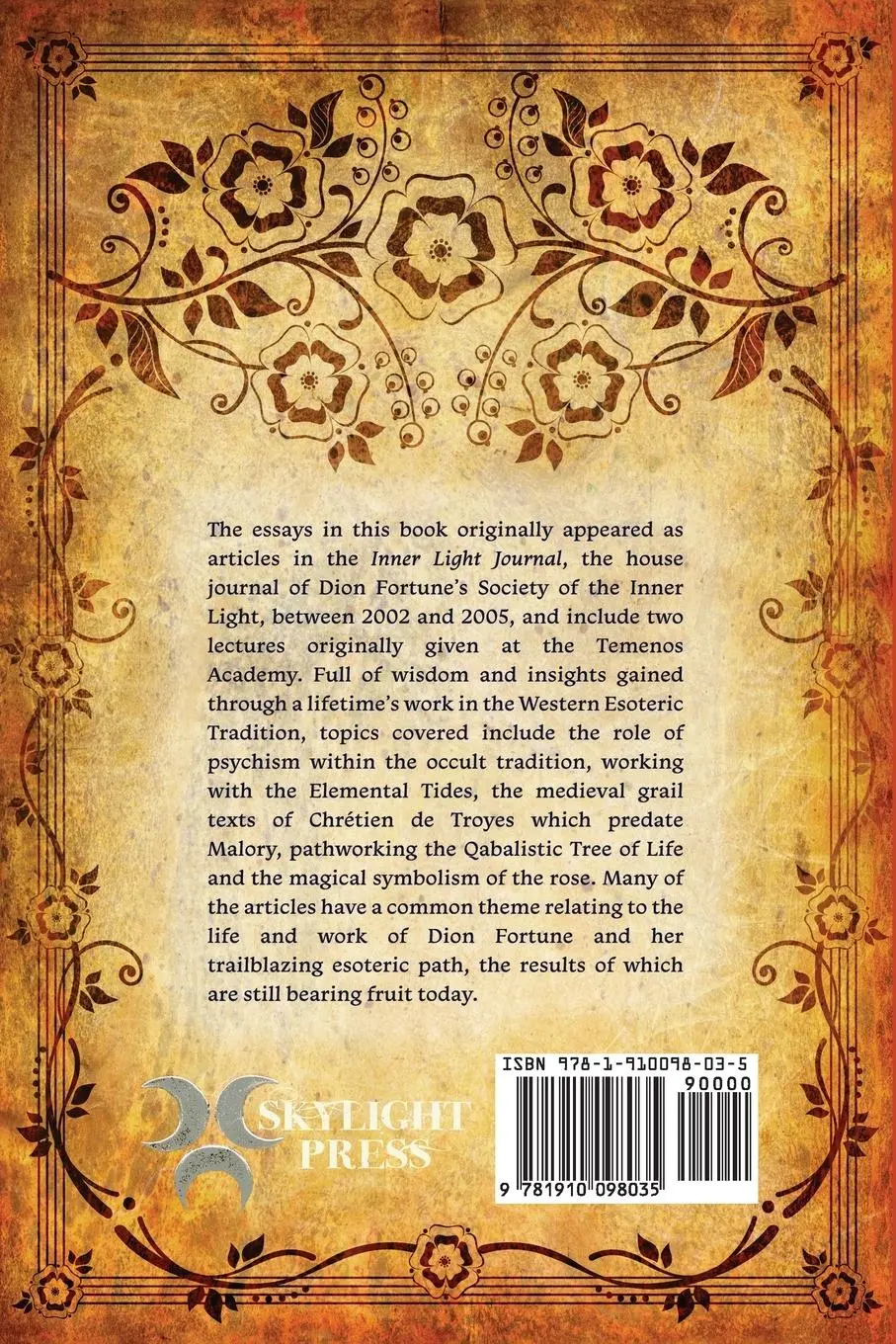 Rückseite: 9781910098035 | Dion Fortune and the Lost Secrets of the West | Gareth Knight | Buch