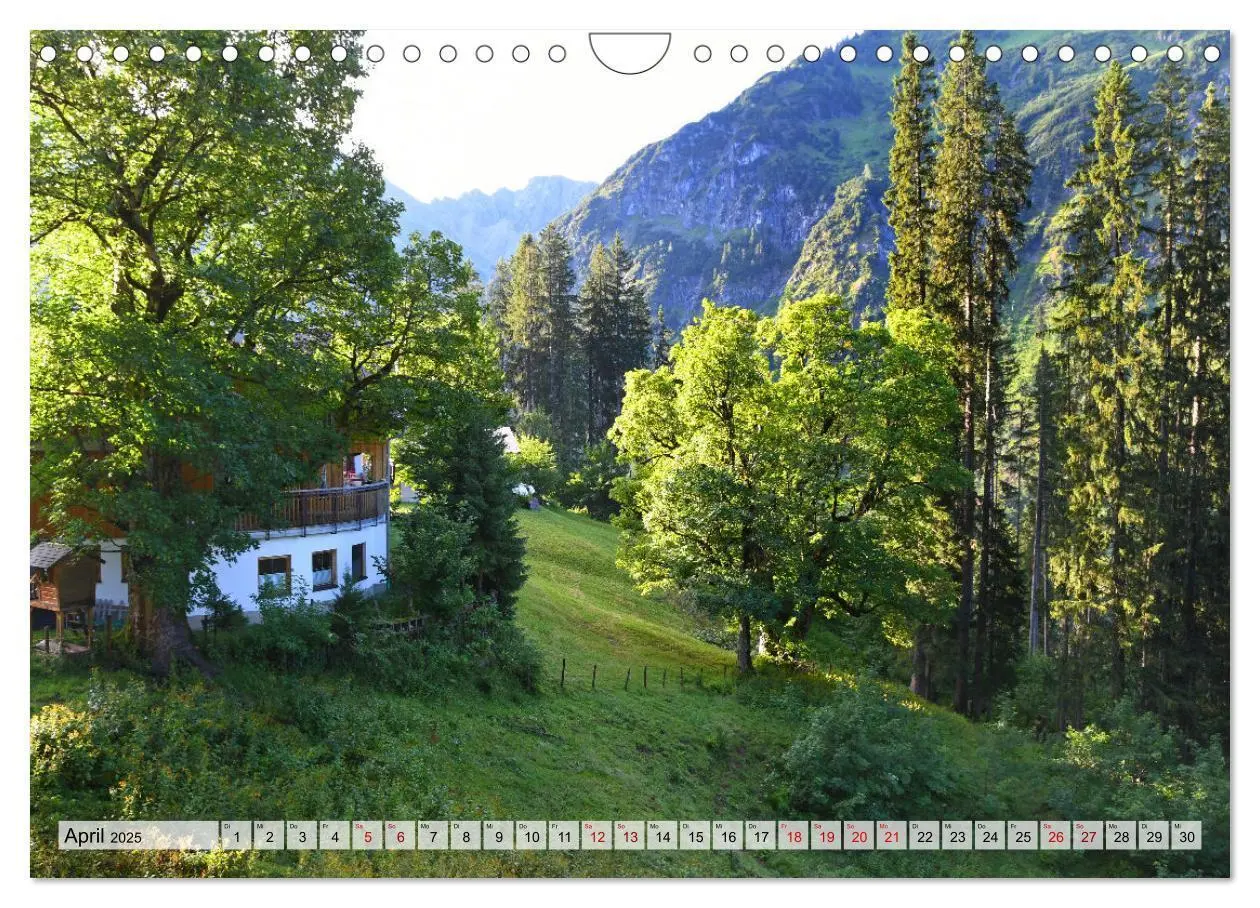 Bild: 9783383988035 | Kleines Walsertal - Das Kleinwalsertal in Vorarlberg (Wandkalender...