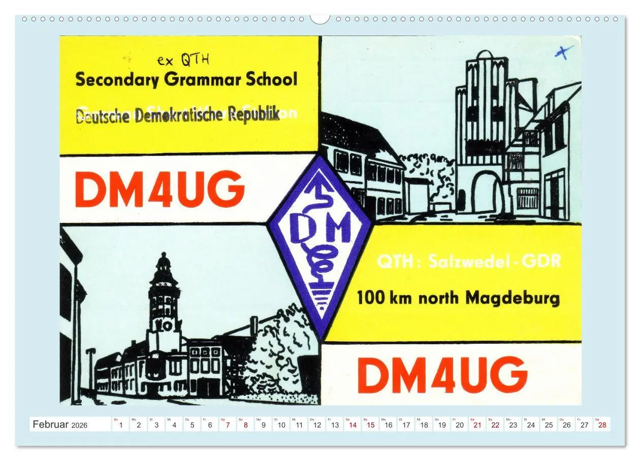 Bild: 9783457308035 | Amateurfunk in der DDR - Historische QSL-Karten (Wandkalender 2026...