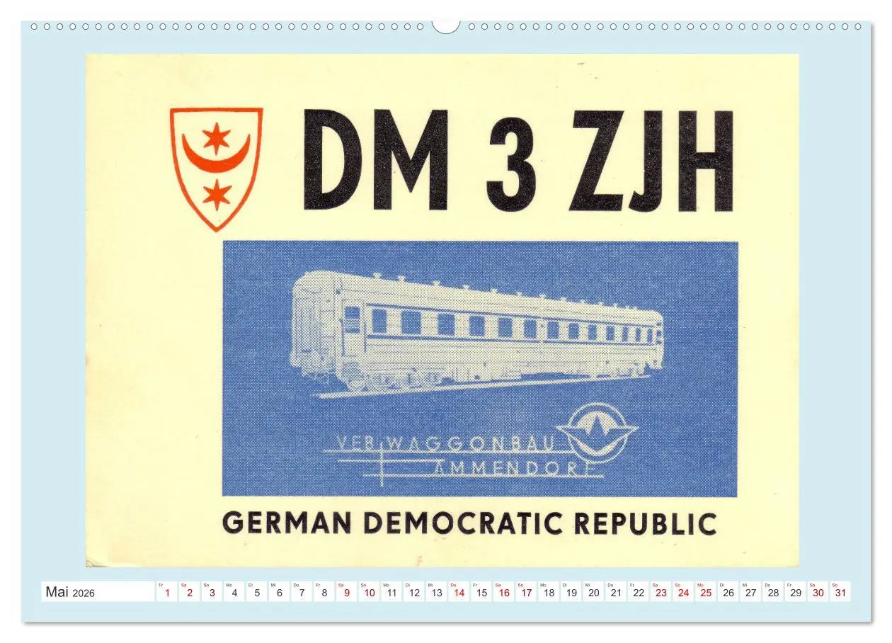 Bild: 9783457308035 | Amateurfunk in der DDR - Historische QSL-Karten (Wandkalender 2026...