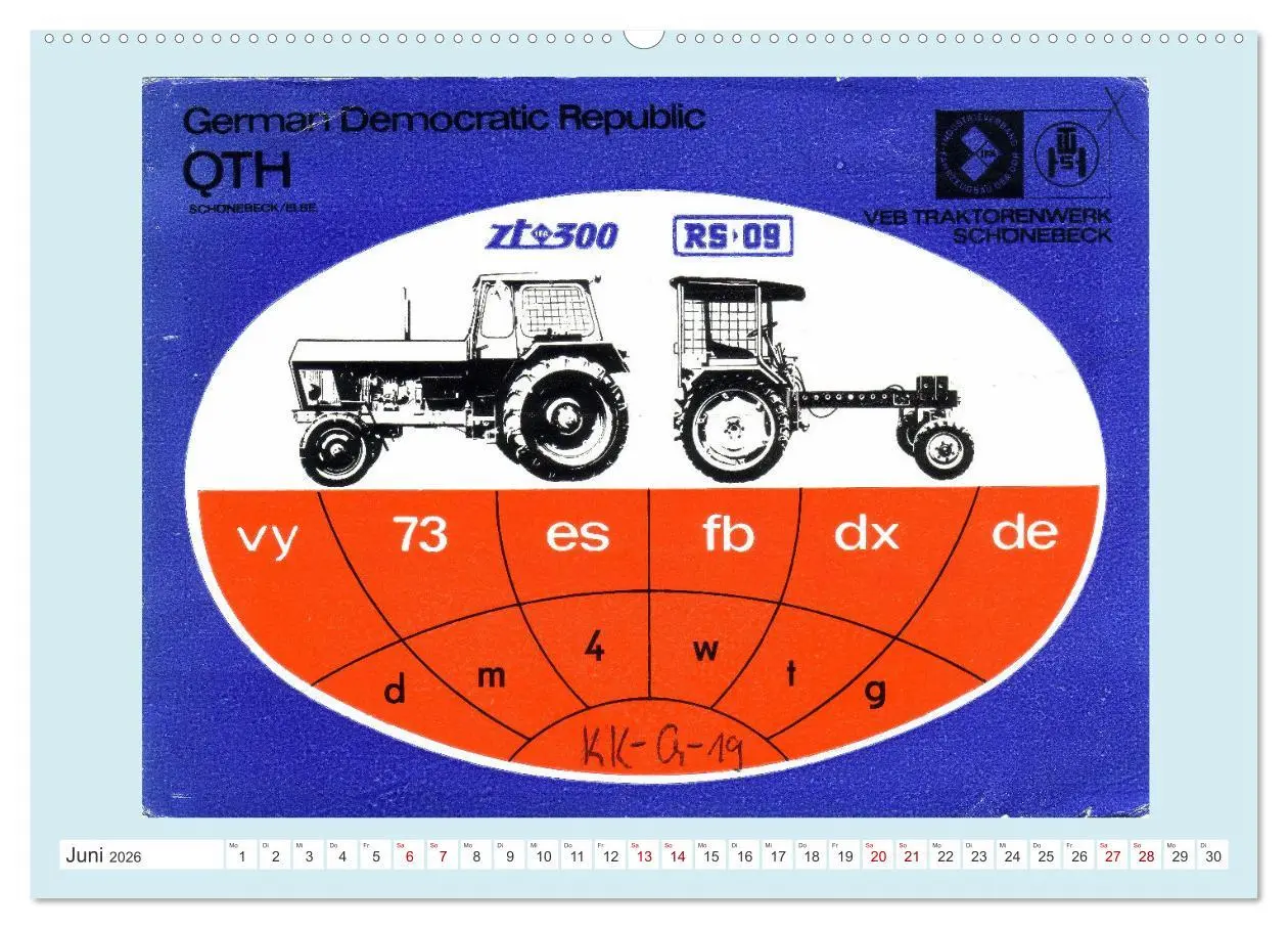 Bild: 9783457308035 | Amateurfunk in der DDR - Historische QSL-Karten (Wandkalender 2026...