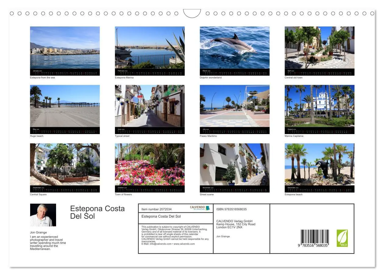 Bild: 9783516568035 | Estepona Costa Del Sol (Wall Calendar 2026 DIN A3 landscape),...