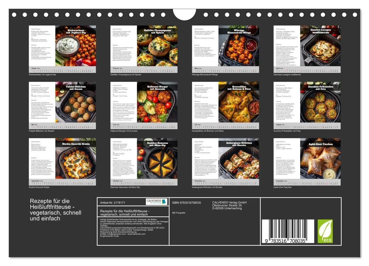 Bild: 9783516708035 | Rezepte für die Heißluftfritteuse - vegetarisch, schnell und...