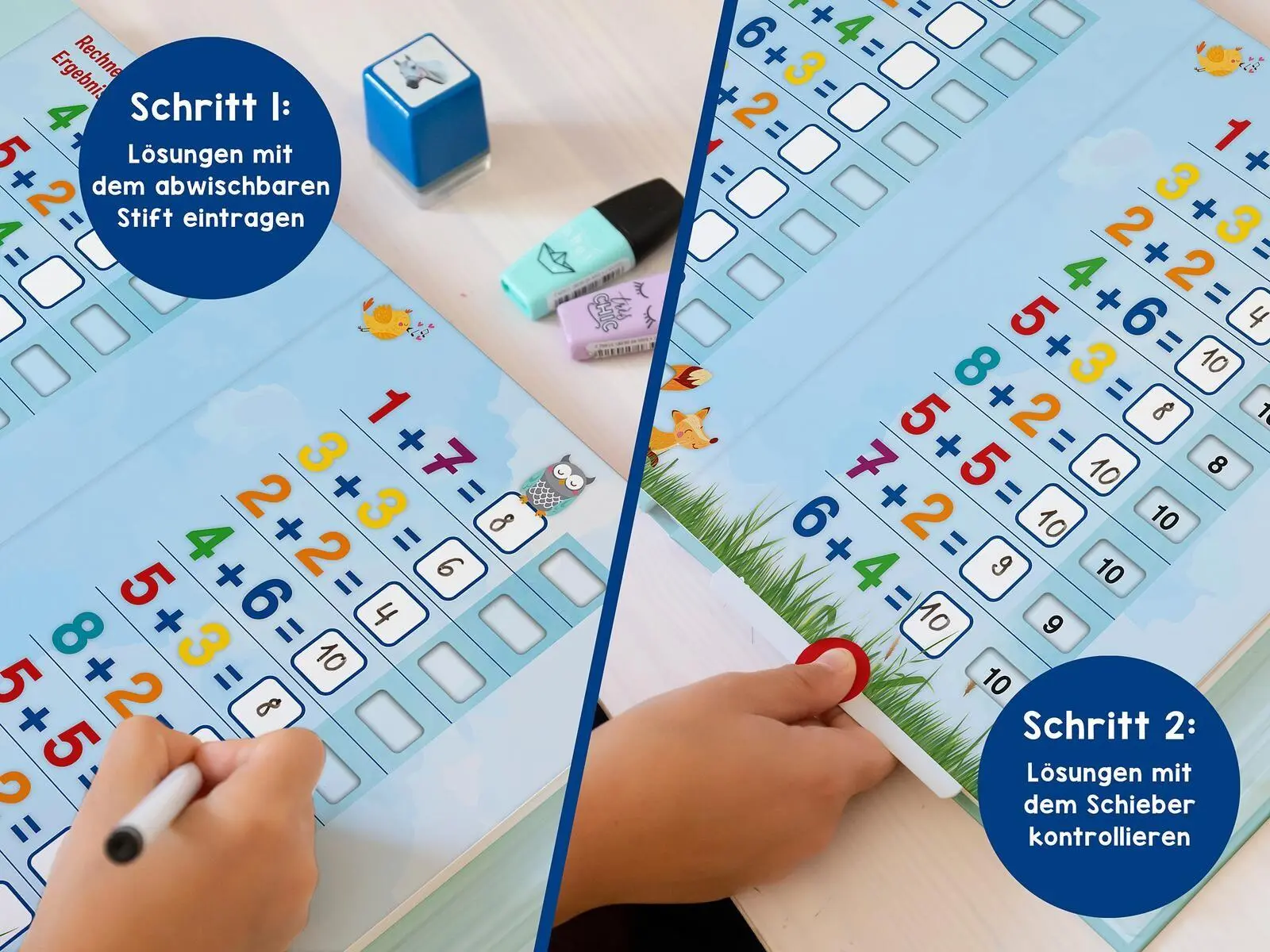 Bild: 9783845868035 | Erstes Rechnen - mit Wisch-&amp;-Weg-Effekt | Buch | 16 S. | Deutsch