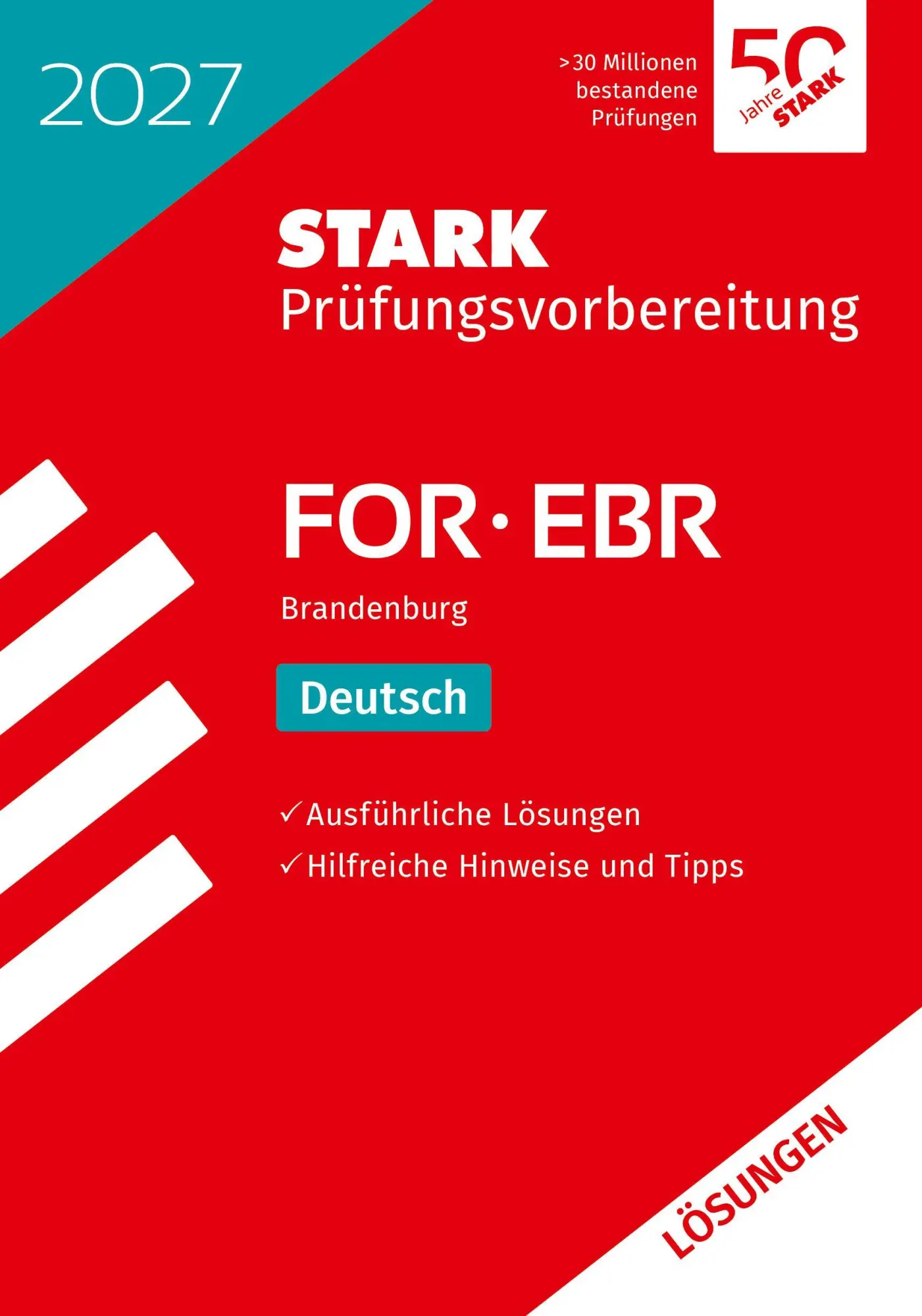 Cover: 9783849068035 | STARK Lösungen zu Deutsch - FOR/EBR 2027 Brandenburg -...