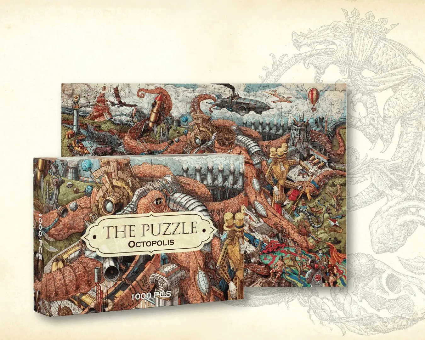 Bild: 9783911408035 | The Puzzle Octopolis | 1000 Teile | Spiel | 1 S. | 24/20/80300 | 2025
