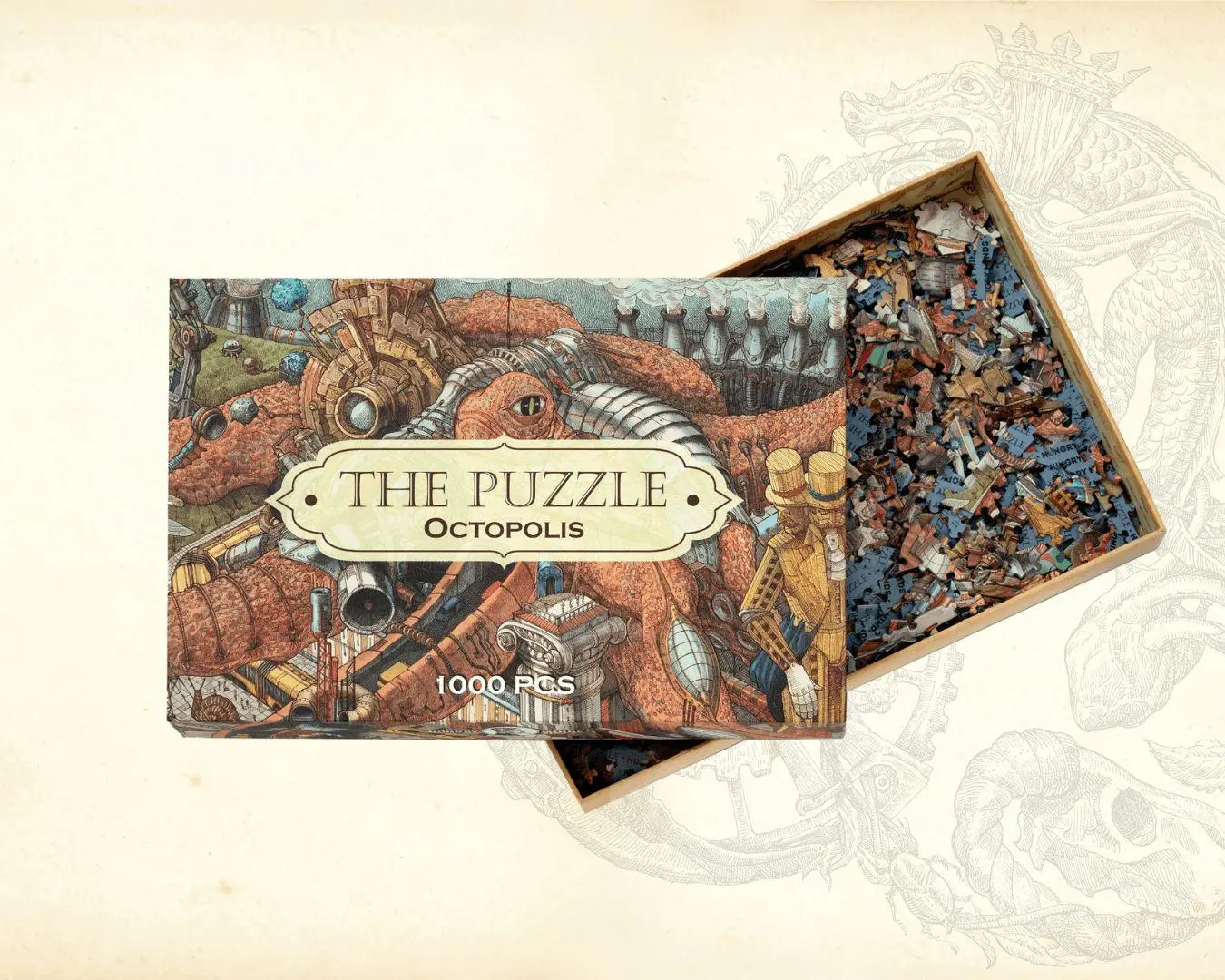 Bild: 9783911408035 | The Puzzle Octopolis | 1000 Teile | Spiel | 1 S. | 24/20/80300 | 2025
