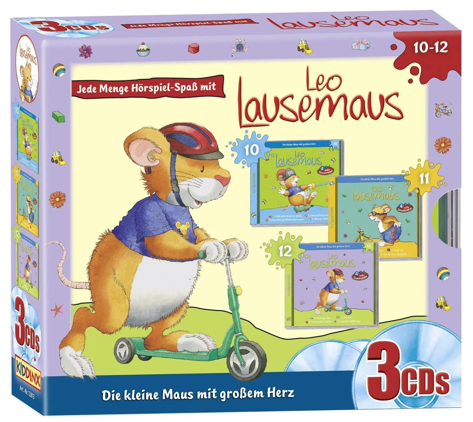 Cover: 4001504128135 | 3er CD-Box:Folge 10-12 | Leo Lausemaus | Audio-CD | Deutsch | 2021