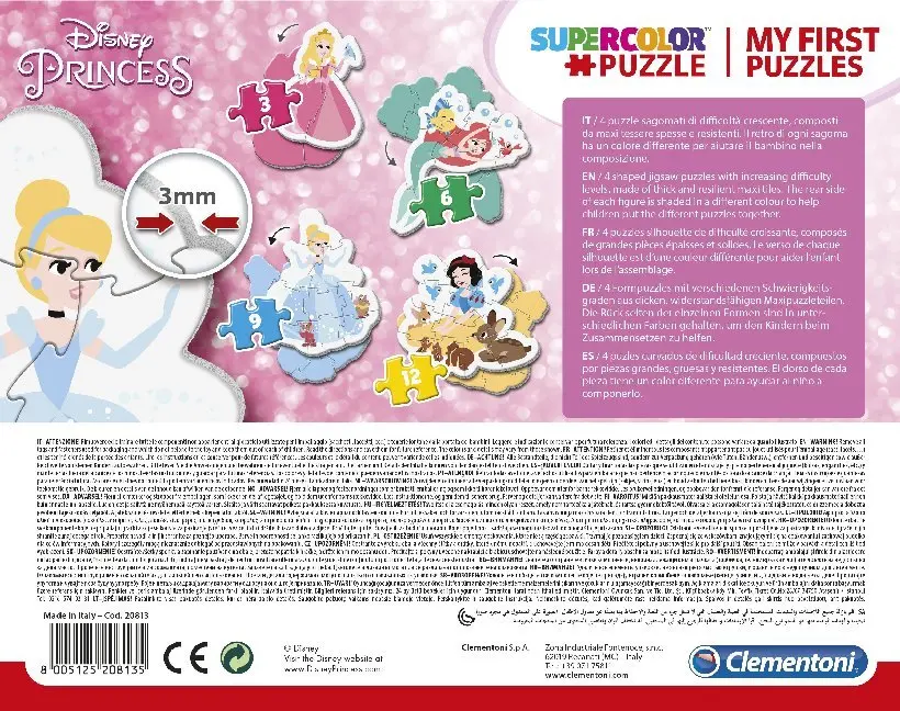 Bild: 8005125208135 | Disney Princess (Kinderpuzzle) | Spiel | In Spielebox | 20813.5 | 2019