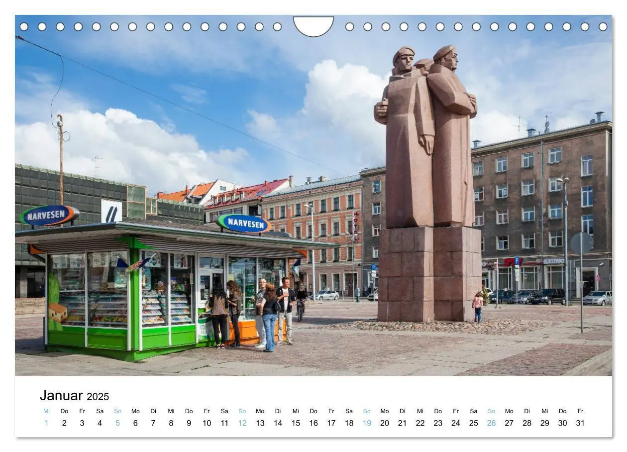 Bild: 9783435378135 | Riga - Metropole des Baltikums (Wandkalender 2025 DIN A4 quer),...