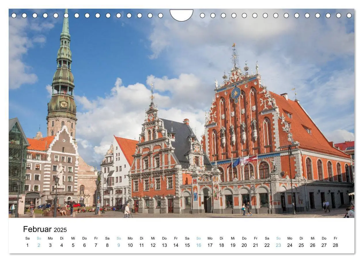 Bild: 9783435378135 | Riga - Metropole des Baltikums (Wandkalender 2025 DIN A4 quer),...