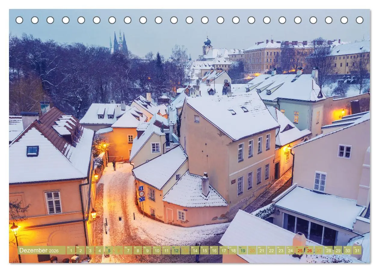 Bild: 9783457538135 | Aussichten auf Prag (Tischkalender 2026 DIN A5 quer), CALVENDO...