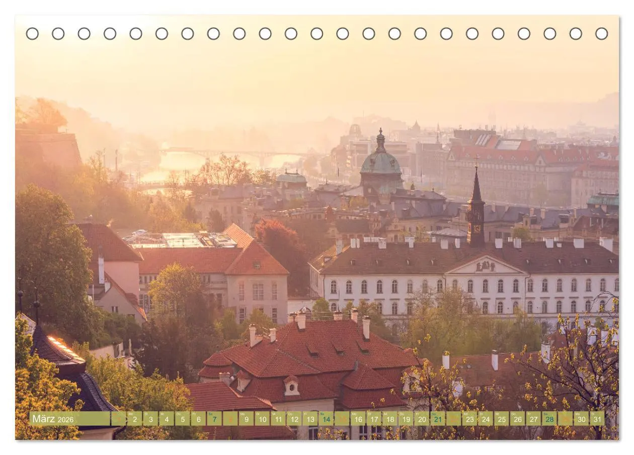 Bild: 9783457538135 | Aussichten auf Prag (Tischkalender 2026 DIN A5 quer), CALVENDO...