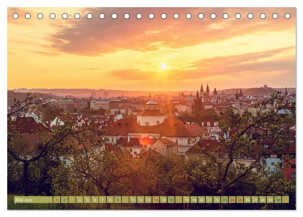 Bild: 9783457538135 | Aussichten auf Prag (Tischkalender 2026 DIN A5 quer), CALVENDO...
