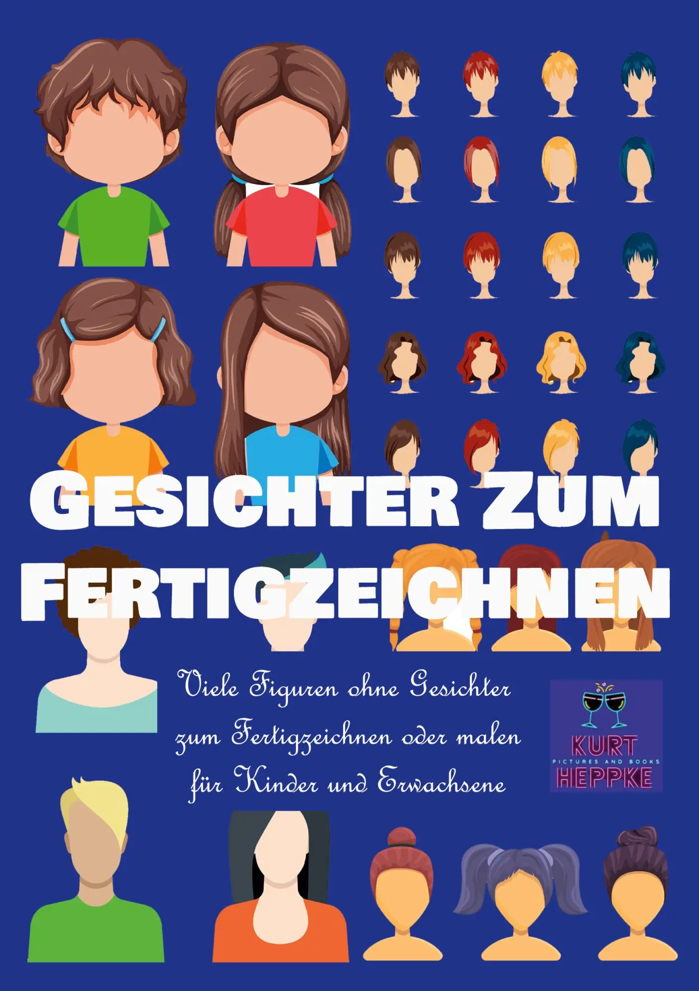 Cover: 9783756208135 | Gesichter zum Fertigzeichnen | Kurt Heppke | Taschenbuch | 50 S.