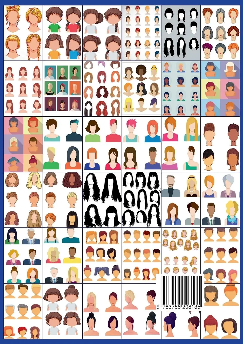 Rückseite: 9783756208135 | Gesichter zum Fertigzeichnen | Kurt Heppke | Taschenbuch | 50 S.