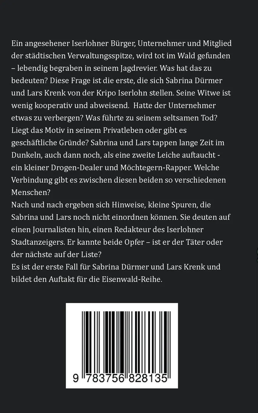 Rückseite: 9783756828135 | Eisenwald | Der Beginn | Ralf Weißkamp | Taschenbuch | Paperback