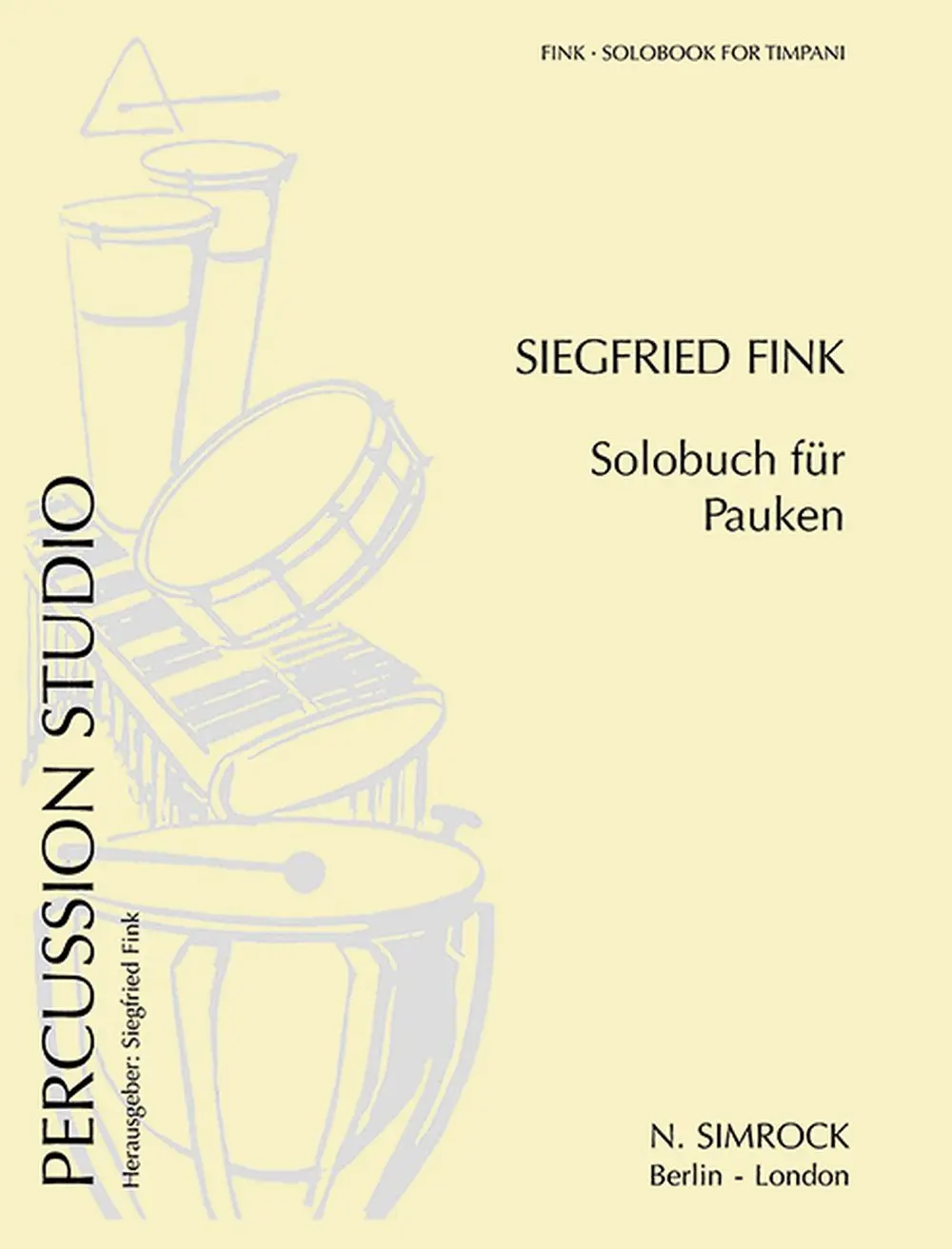 Cover: 9790221108135 | Solobook Band 1 | Siegfried Fink | Buch | EAN 9790221108135