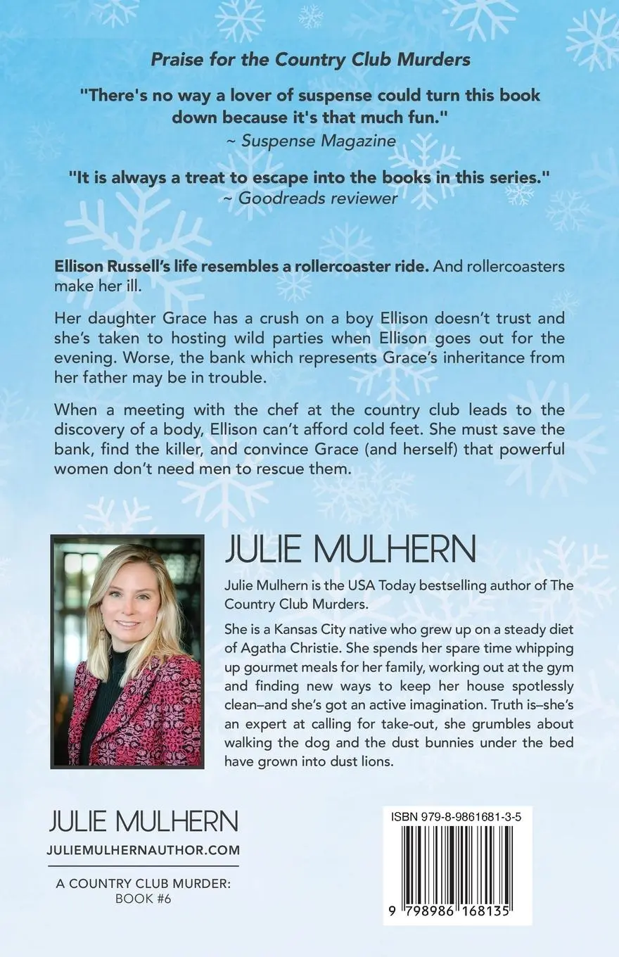 Rückseite: 9798986168135 | Cold as Ice | Julie Mulhern | Taschenbuch | Englisch | 2023