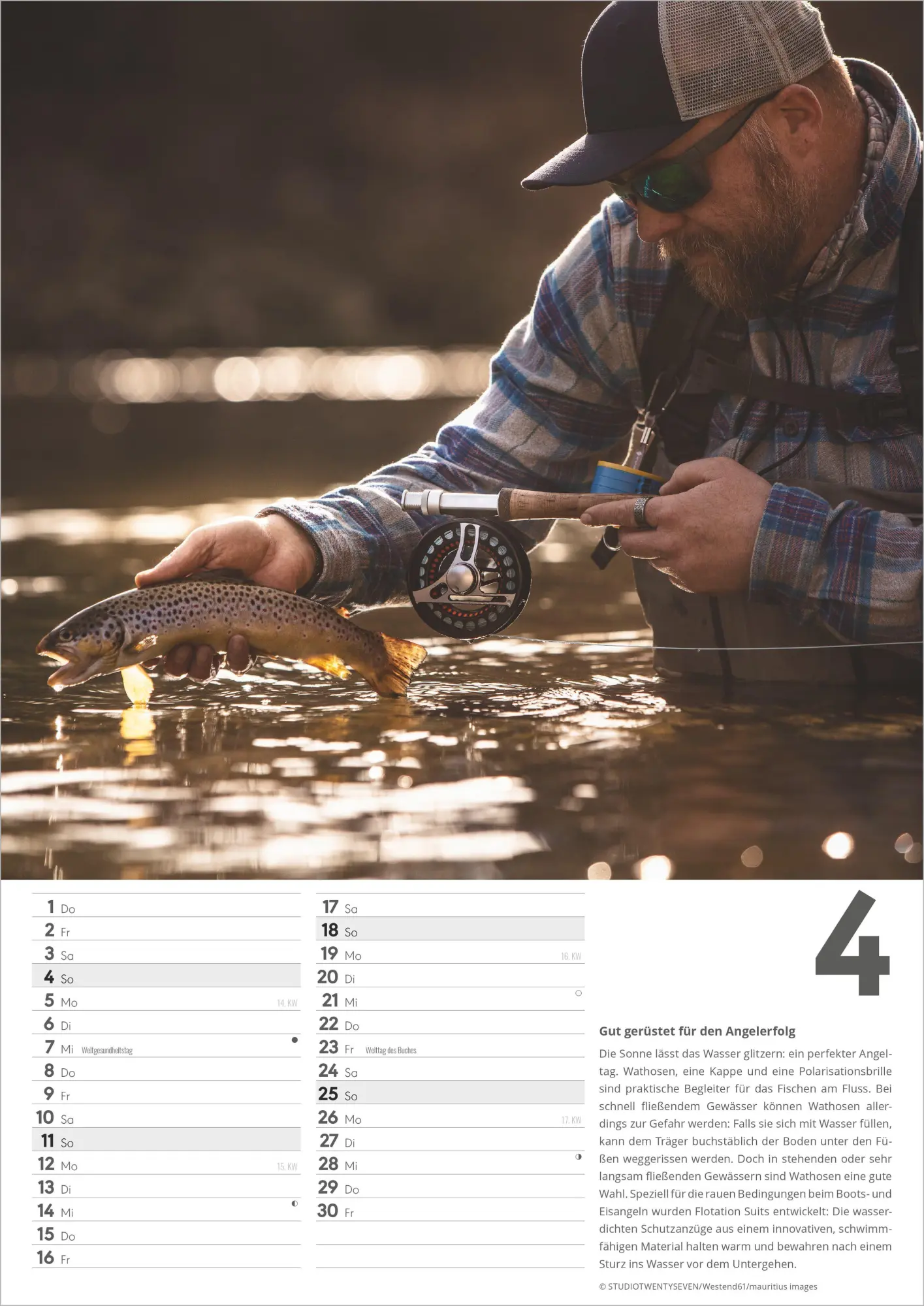 Bild: 4069095018235 | Der große Angelkalender 2027 | Neumann Verlage GmbH &amp; Co KG | Kalender
