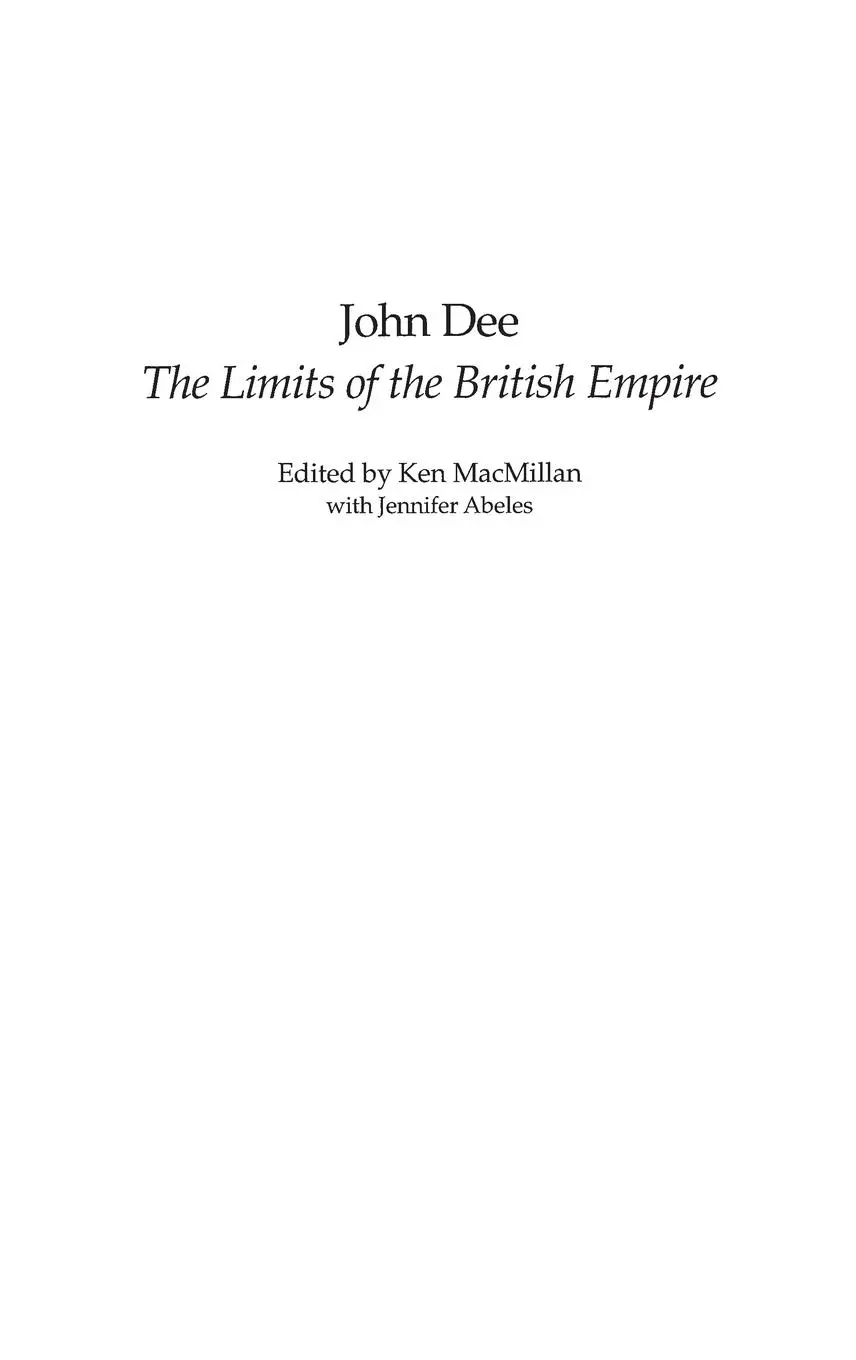 Cover: 9780275978235 | John Dee | The Limits of the British Empire | Ken Macmillan (u. a.)