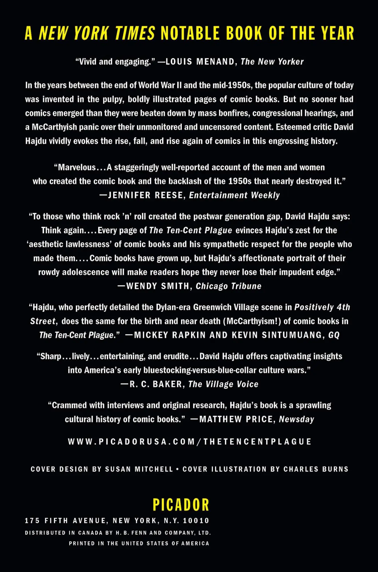 Rückseite: 9780312428235 | The Ten-Cent Plague | David Hajdu | Taschenbuch | Englisch | 2009