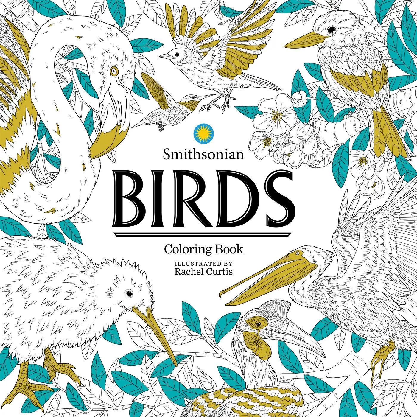 Cover: 9781684058235 | Birds: A Smithsonian Coloring Book | Smithsonian Institution | Buch