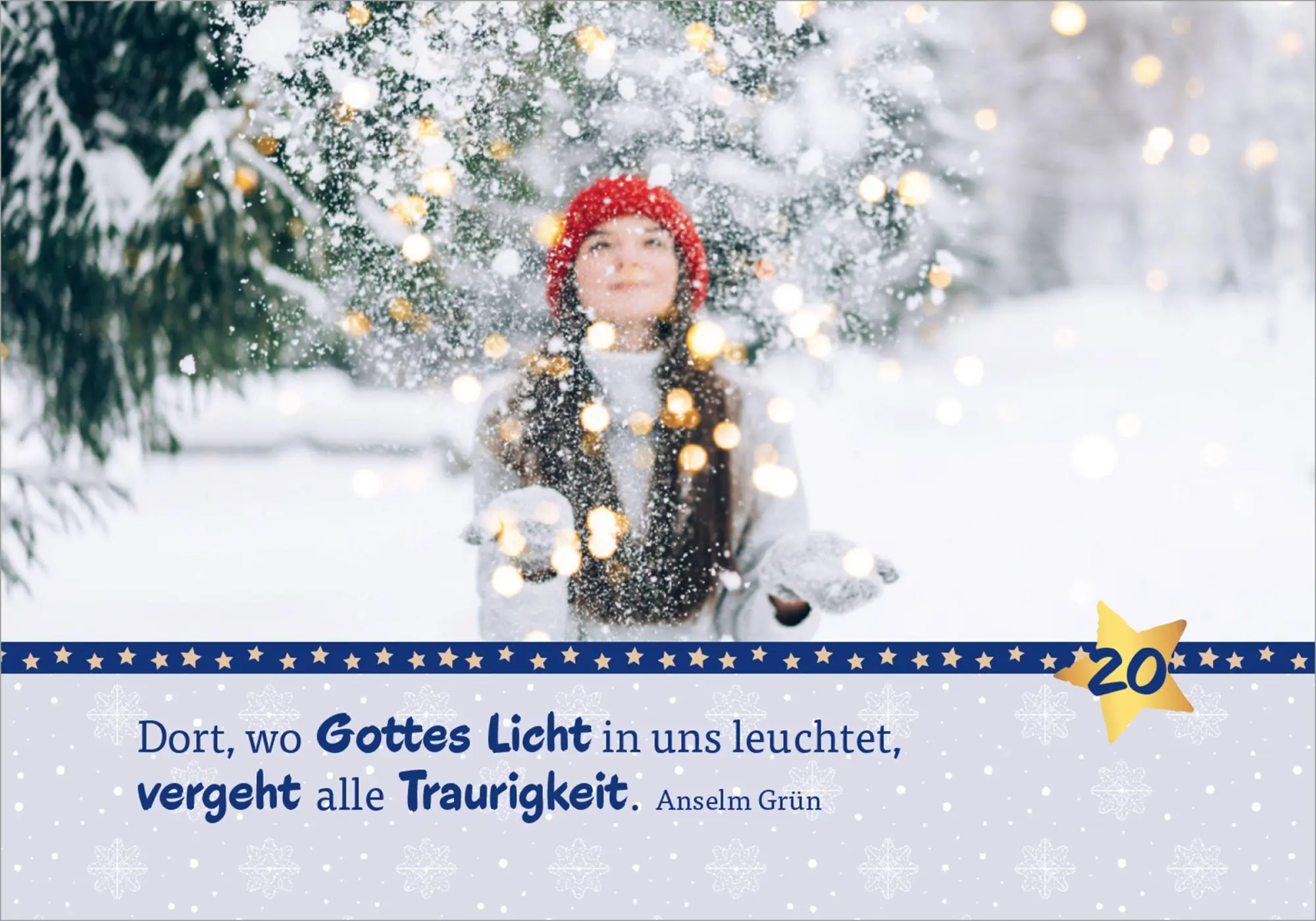 Bild: 9783451038235 | Hosentaschenadventskalender 2026 - mit Fotos | Anselm Grün | Kalender