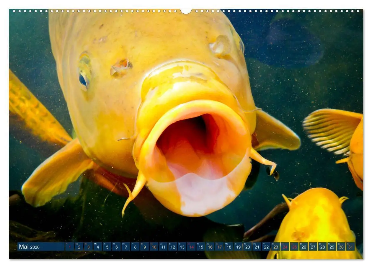Bild: 9783457698235 | Koi: Juwelen im Teich (Wandkalender 2026 DIN A2 quer), CALVENDO...