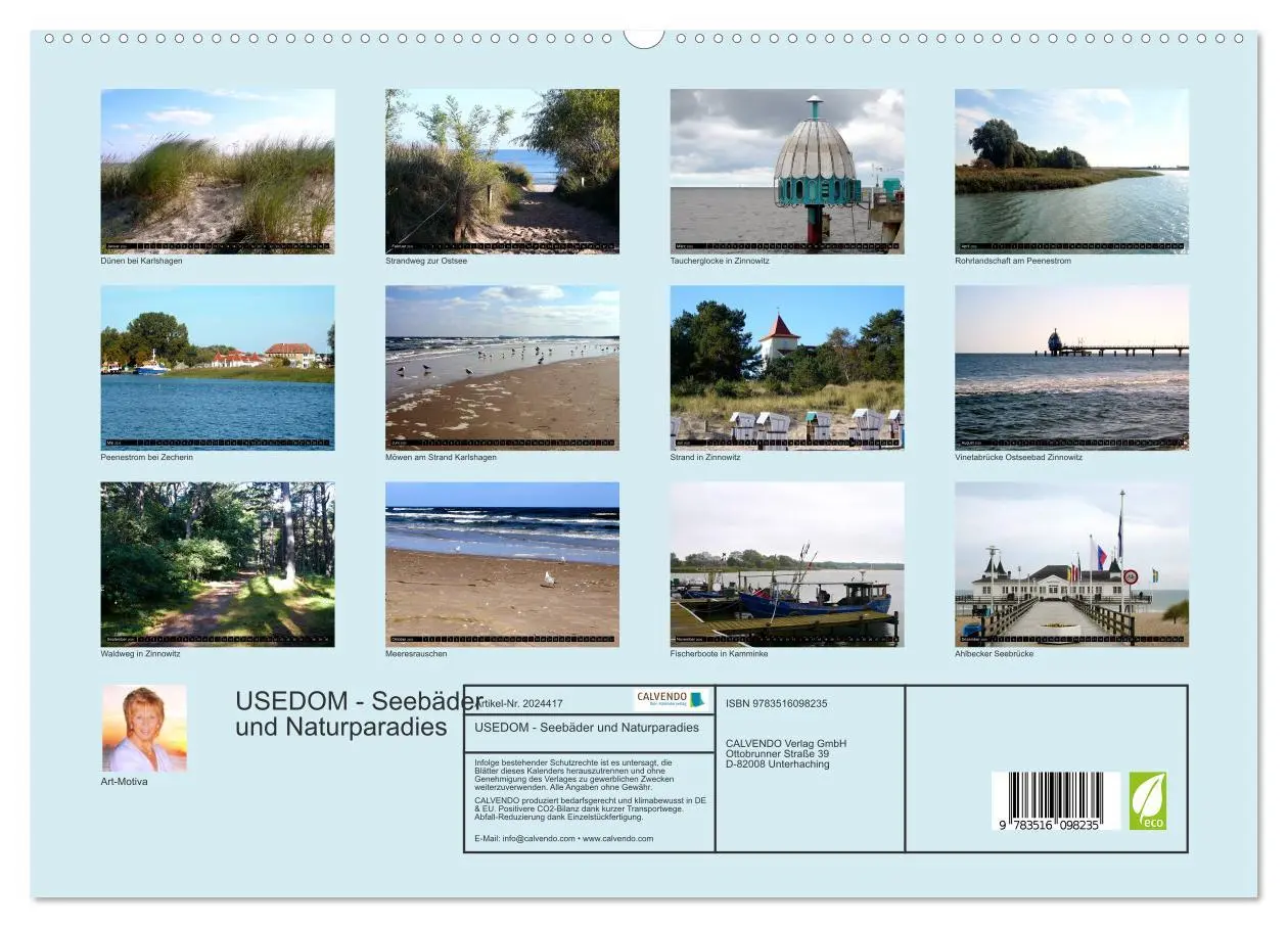 Bild: 9783516098235 | USEDOM - Seebäder und Naturparadies (hochwertiger Premium...