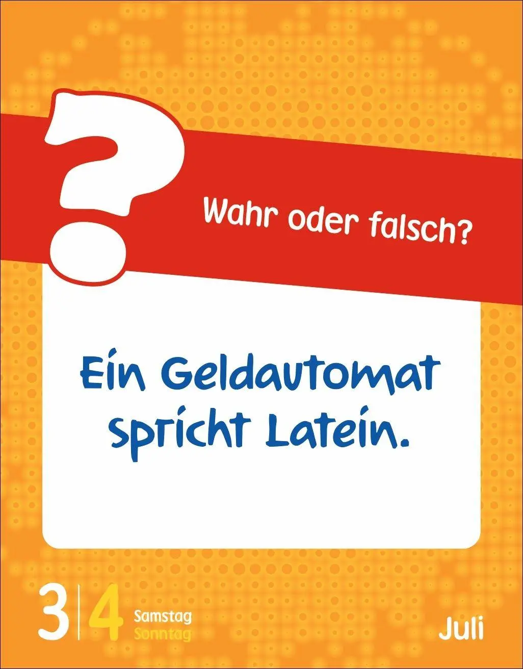 Bild: 9783840038235 | Wissen für Kids Tagesabreißkalender 2027 | Silvia Goics (u. a.) | 2027