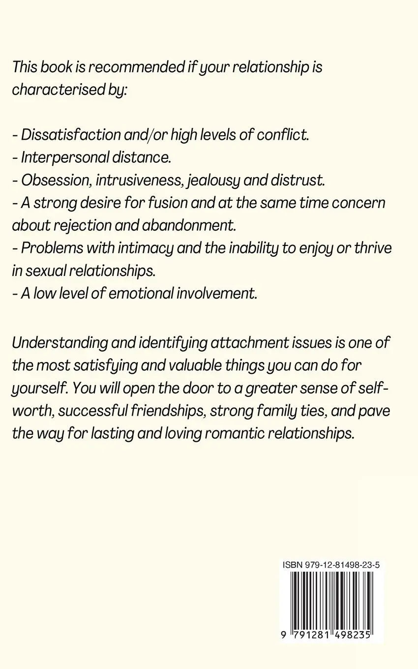 Rückseite: 9791281498235 | Attachment Theory in Relationships | Vincenzo Venezia | Taschenbuch