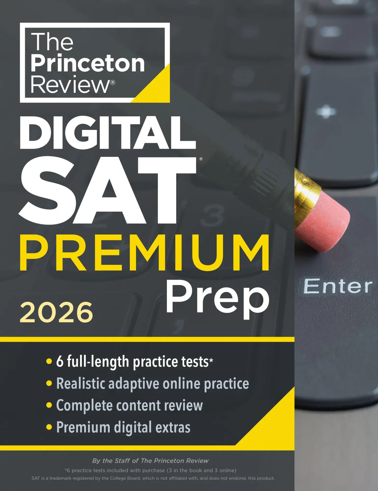 Cover: 9780593518335 | Princeton Review Digital SAT Premium Prep, 2026 | The Princeton Review