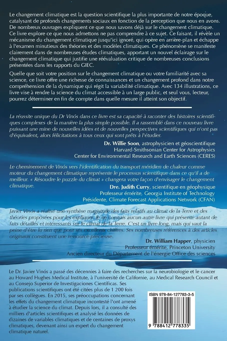 Rückseite: 9788412778335 | Résoudre le puzzle du climat | Le rôle surprenant du soleil | Vinós