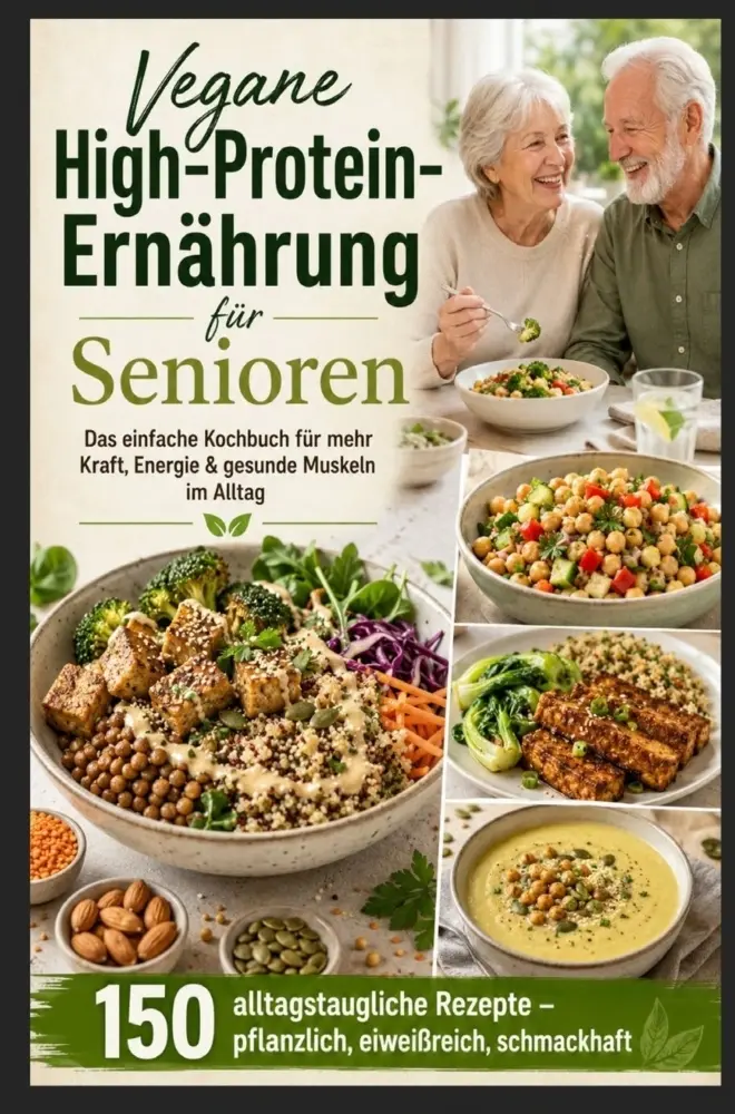 Cover: 9789403908335 | Vegane High-Protein-Ernährung für Senioren :Das einfache Kochbuch...