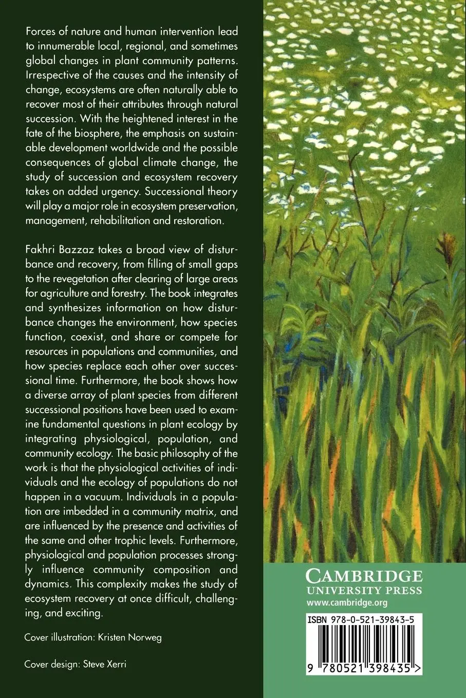 Rückseite: 9780521398435 | Plants in Changing Environments | Fakhri A. Bazzaz (u. a.) | Buch